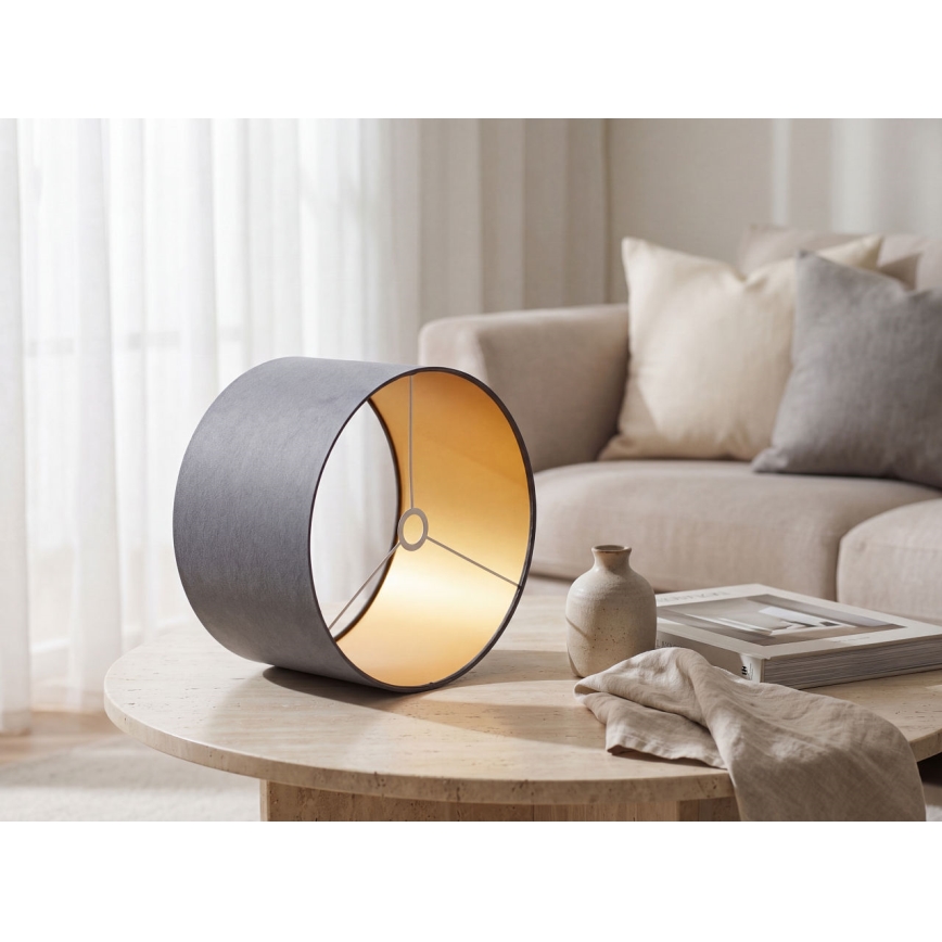Universeller Lampenschirm STANDARD E27 Ø 45 cm Grau/Gold