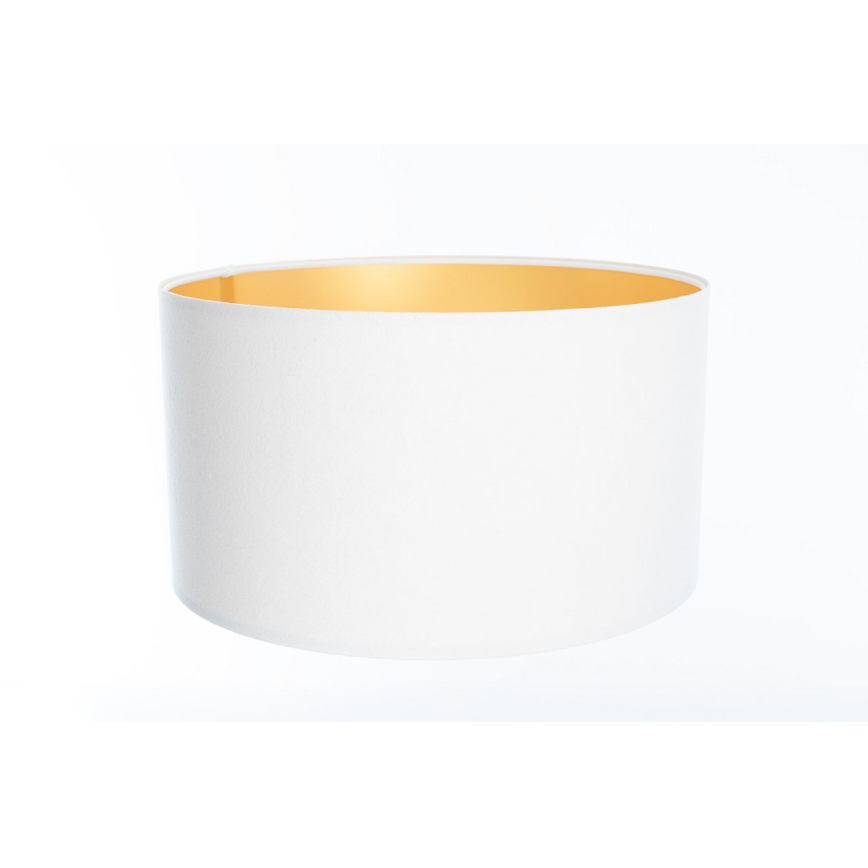 Universeller Lampenschirm STANDARD E27 Ø 45 cm Weiß/Gold