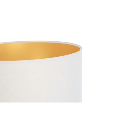 Universeller Lampenschirm STANDARD E27 Ø 45 cm Weiß/Gold