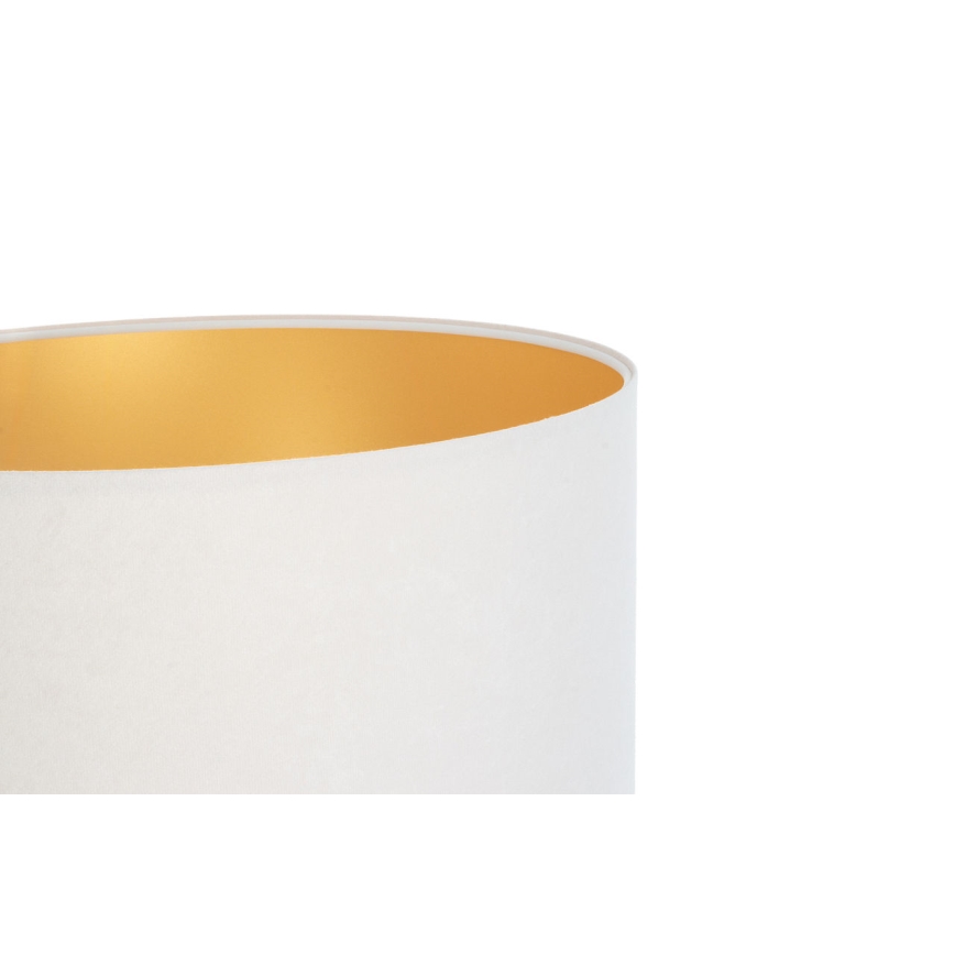 Universeller Lampenschirm STANDARD E27 Ø 45 cm Weiß/Gold