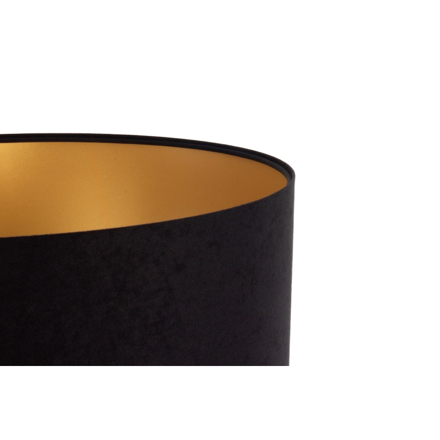 Universeller Lampenschirm STANDART E27 Ø 45 cm Schwarz/Gold
