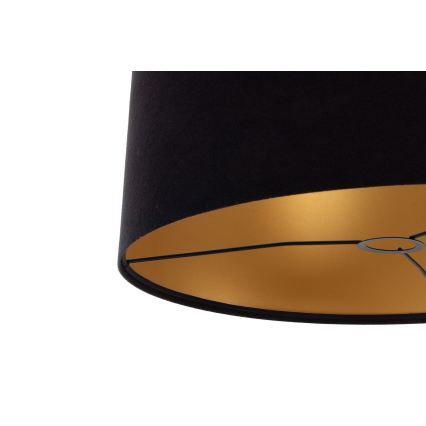 Universeller Lampenschirm STANDART E27 Ø 45 cm Schwarz/Gold