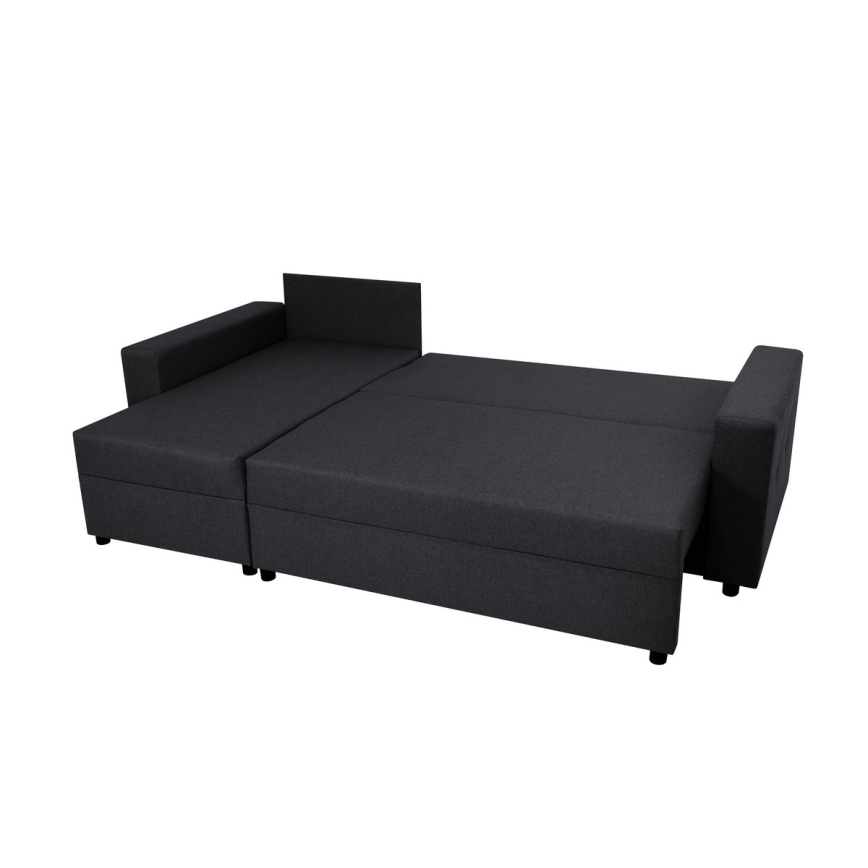 Universelles Ecksofa mit Schlaffunktion und Stauraum SEVILLA Anthrazit