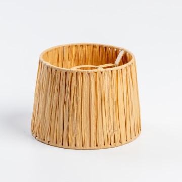 Universell einsetzbarer Lampenschirm KERIA, Ø 20 cm, Raffia