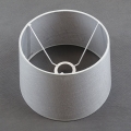 Universeller Ersatz-Lampenschirm LORENZO E27 16x26 cm grau