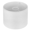 Universeller Ersatz-Lampenschirm WALEC für E27, Ø 20 cm, weiß