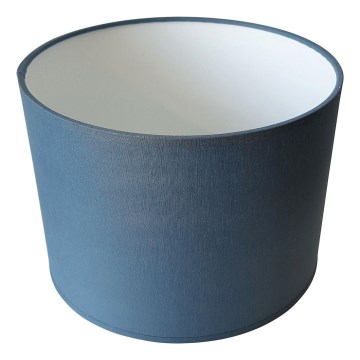 Universeller Ersatz-Lampenschirm (zylindrisch) für E27-Fassung, Ø 30 cm, blau