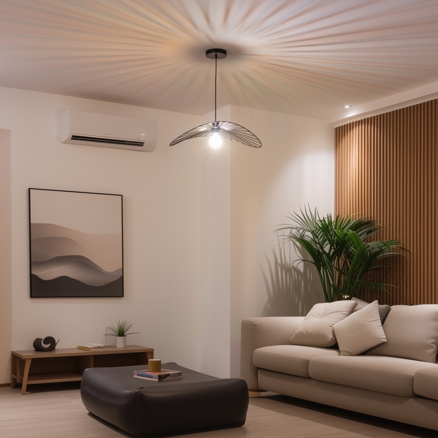 Universeller Lampenschirm CURITIBA 40x56 cm, schwarz