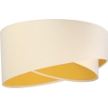 Universeller Lampenschirm GALAXY E27 Ø 45 cm Creme/Gold