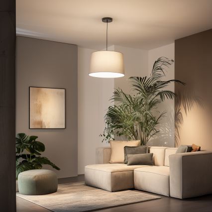 Universeller Lampenschirm KERIA, Ø 45 cm, grau