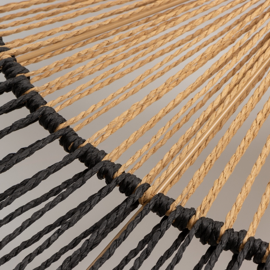 Universeller Lampenschirm KERIA Ø 80 cm braun/schwarz