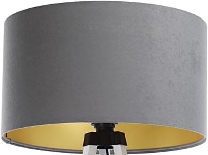 Universeller Lampenschirm STANDARD E27 Ø 45 cm Grau/Gold
