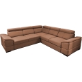 Universelles Ecksofa mit Schlaffunktion und Stauraum GRANADA, braun