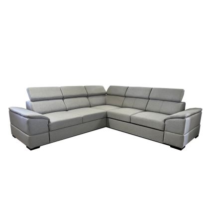 Universelles Eck-Schlafsofa mit Stauraum GRANADA in Grau