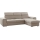 Universelles Ecksofa SALVADA in L-Form mit Schlaffunktion und Stauraum, Beige