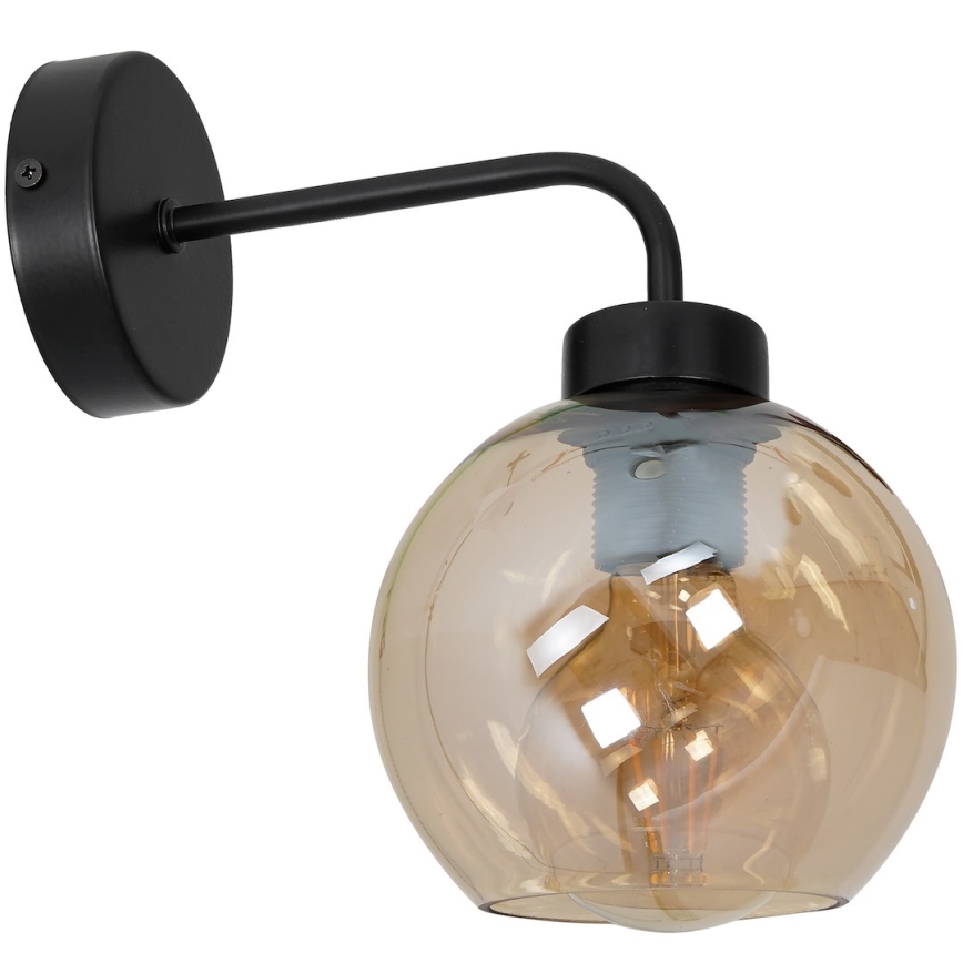 Universelles Ersatzglas SOFIA E27 Ø 20 cm, rauchbeige