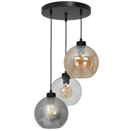 Universelles Ersatzglas SOFIA E27 Ø 20 cm, rauchbeige