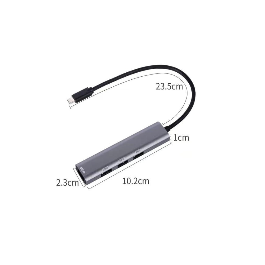 USB-C-Hub 4-in-1 mit Power Delivery 100 W
