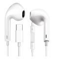 USB-C Kopfhörer mit Mikrofon, weiß