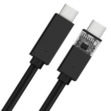 USB-Kabel USB-C 2.0 Stecker 2m schwarz