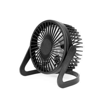 USB Tischventilator Ø 15 cm schwarz
