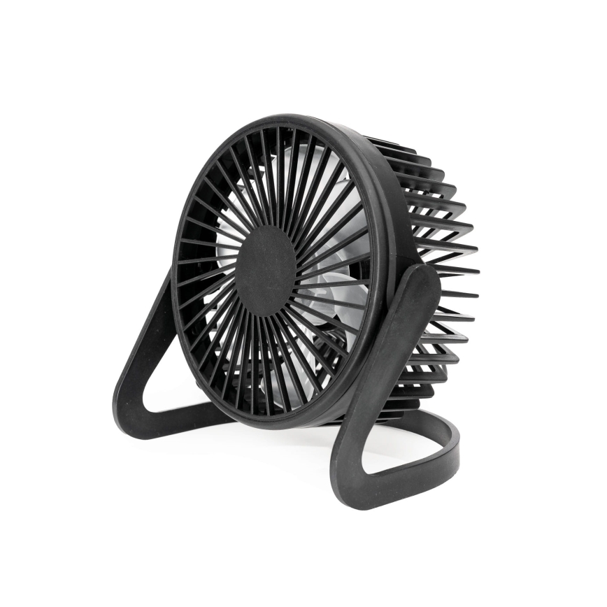 USB Tischventilator Ø 15 cm schwarz