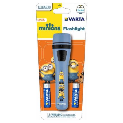 Varta 15610 - LED Kinderleuchte MINIONS LED/2xAA blau