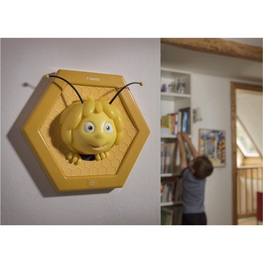 Varta 1563 - LED Kinder-Wandleuchte MAYA THE BEE LED/3xAA | Beleuchtung.de