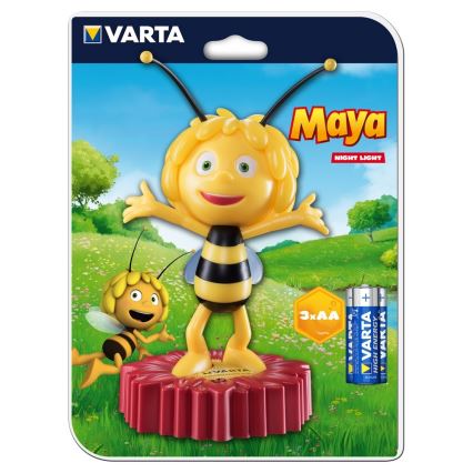 Varta 15635 - LED Kinder Nachtlämpchen MAYA THE BEE LED/3xAA