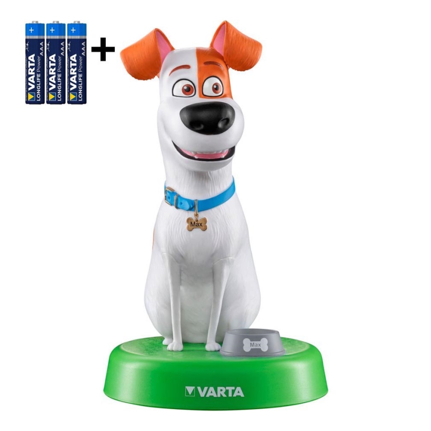 Varta 15641 - LED-Kinderlampe THE SECRET LIFE OF PETS LED/3xAAA