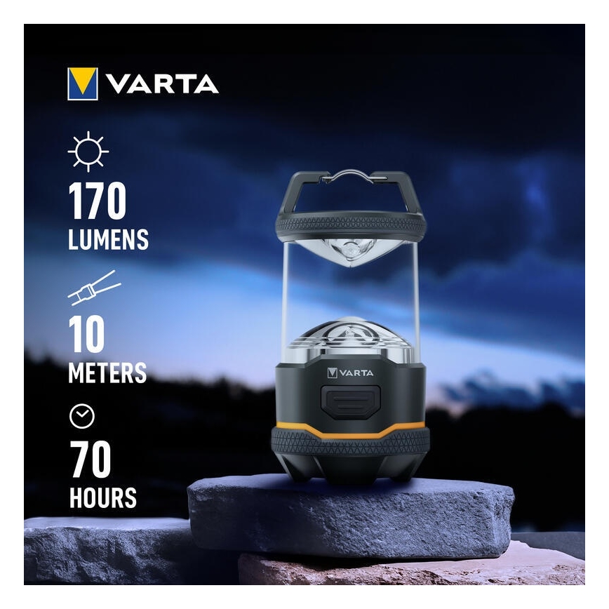 Varta 16550101111 - LED Campinglampe L10 LED/4xAA IP54