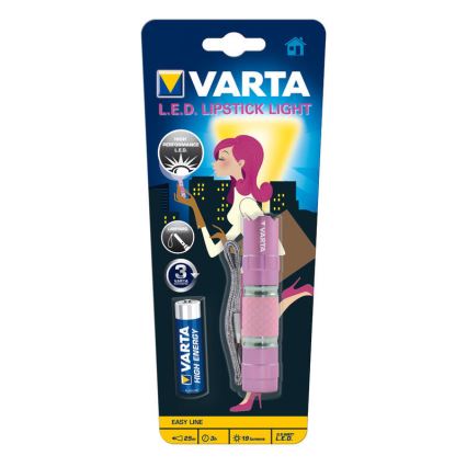 Varta 16617101421 - LED-Taschenlampe LIPSTICK LED/1xAA