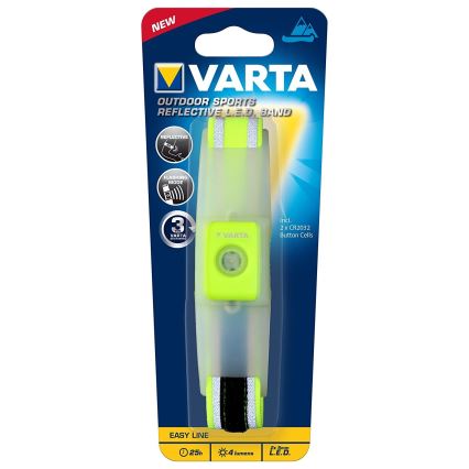 Varta 16620 - LED Reflektierender Armband für Sport treiben LED/2xCR2032
