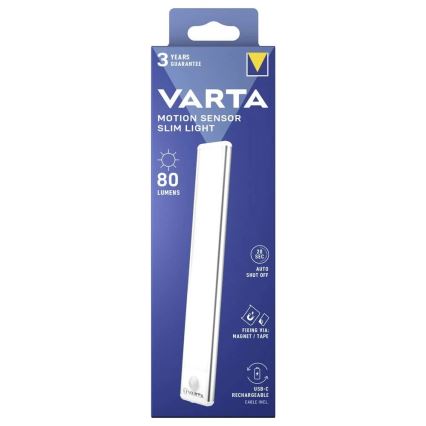 Varta 17624101111 - LED Möbelbeleuchtung mit Bewegungssensor LED/5V 650 mAh