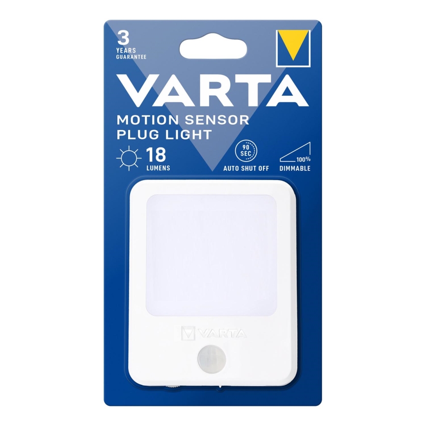 Varta 18624101401 - Dimmbares LED-Nachtlicht mit Sensor LED/230V
