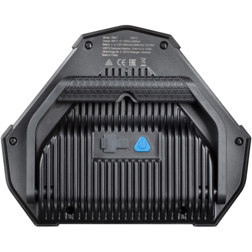 Varta 18647101401 - Tragbare LED-Arbeitsleuchte WORK FLEX LED/12W/5V 5200 mAh IP54