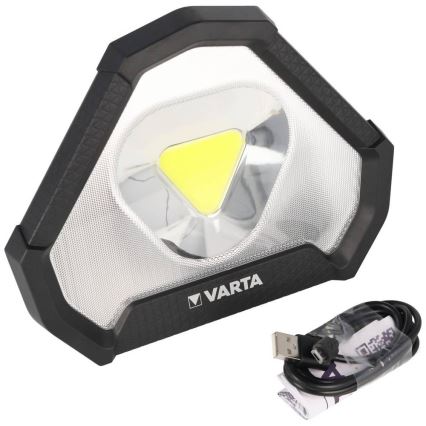 Varta 18647101401 - Tragbare LED-Arbeitsleuchte WORK FLEX LED/12W/5V 5200 mAh IP54
