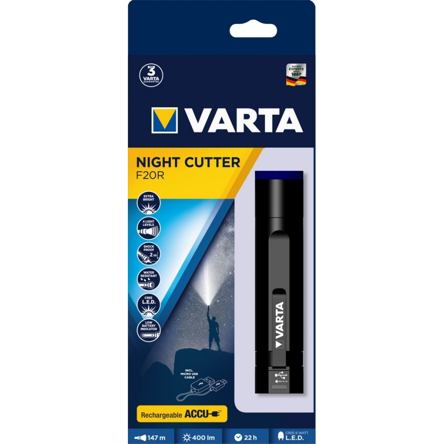 VARTA 18900 - LED Laterne USB LED/6W