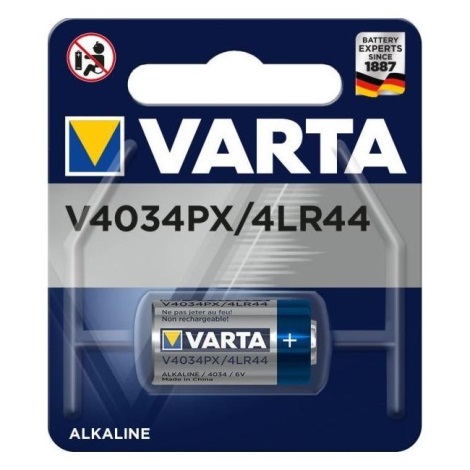 VARTA Batterien Electronics V4034PX Lithium Knopfzellen 4LR44 1er Pack Knopfzellen in Original 1er Blisterverpackung 