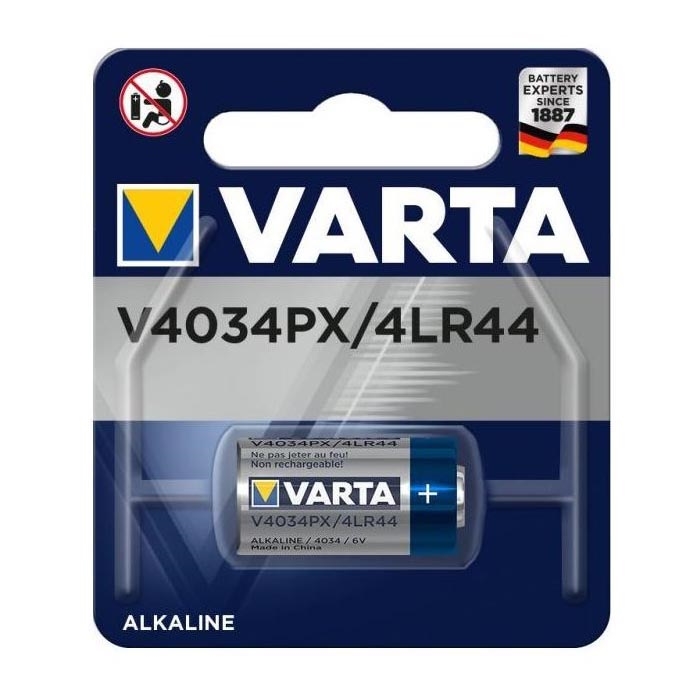 Varta 4034101401 - 1 Stk Alkalische Knopfzelle ELECTRONICS V4034PX/4LR44 6V