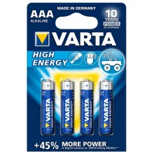 Varta 4903 - 4 St Alkali-Batterien HIGH ENERGY AAA 1,5V