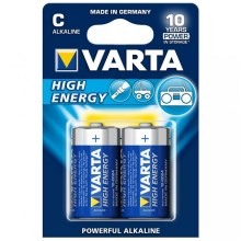 Varta 4914 - 2 St Alkali-Batterien HIGH ENERGY C 1,5V