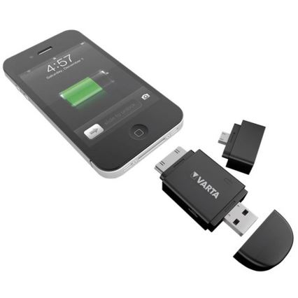 Varta 498628 - Powerbank MINI POWERPACK Micro-USB/Apple 30-pin 400 mAh