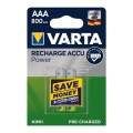 Varta 56703 - 2 Stück wiederaufladbare Akkus ACCU AAA NiMH/800mAh/1,2V