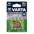 Varta 56706 - 4 Stück Ladebatterie ACCU AA NiMH/2100mAh/1,2V