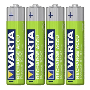 Varta 5703301404 - 4 Stk Ladebatterie RECHARGE  AAA 1,2V