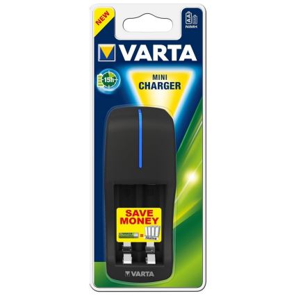 Varta 57646 - Batterieladegerät MINI 2xAA/AAA 230V