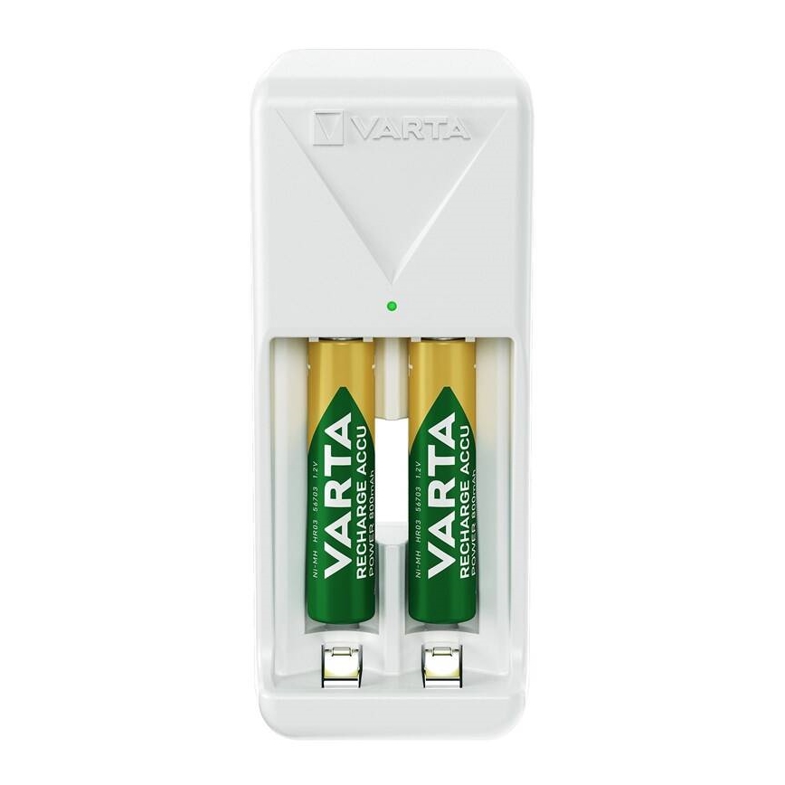 Varta 57656201421 - Batterieladegerät für 2x AA/AAA 800 mAh 230V