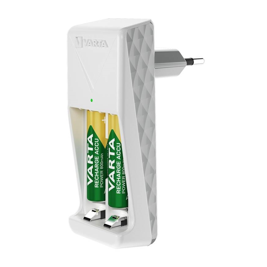Varta 57656201421 - Batterieladegerät für 2x AA/AAA 800 mAh 230V