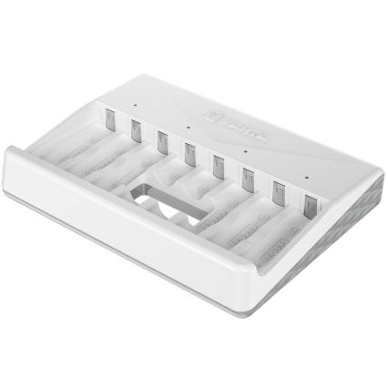 Varta 57659101401 - Akku-Ladegerät für 8 x AA/AAA-Akkus, 5 V